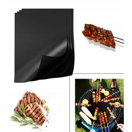 Tefloninis grilio kilimėlis, grilio kepimo skarda x5