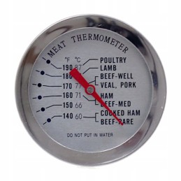 Bajonetinis virtuvinis termometras mėsai, kepsniams, rūkymui, kepimui ant grotelių