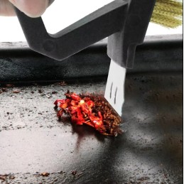 3in1 grilio valymo šepetys - kojokas