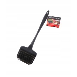 Grilio šepetys bbq grilio grotelėms 2in1 44 cm