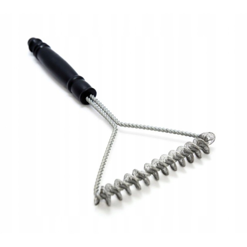 Stiprus spiralinis šepetys grilio grotelėms, 30 cm