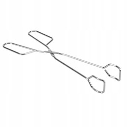 Kepsninės žnyplės 30,5 cm, metalinės, nerūdijančio plieno