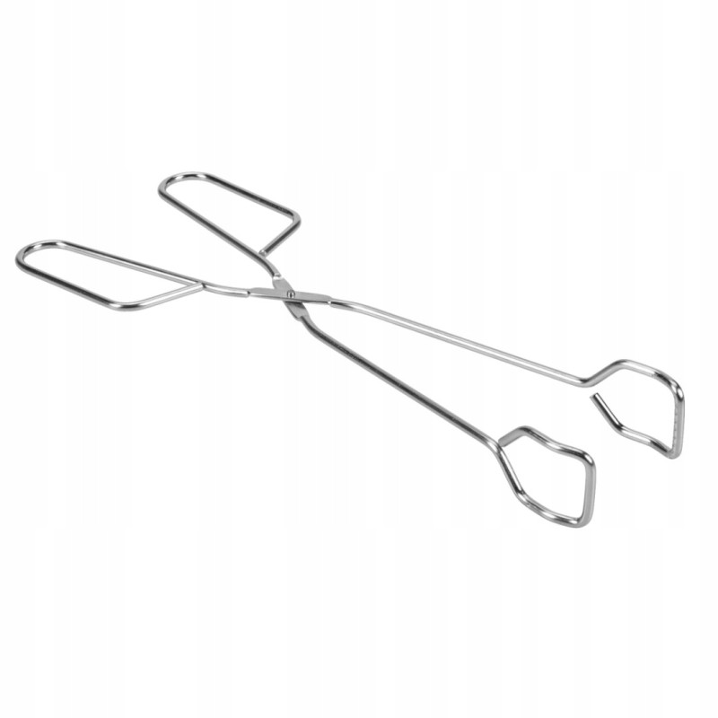 Kepsninės žnyplės 30,5 cm, metalinės, nerūdijančio plieno