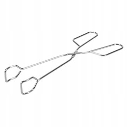 Kepsninės žnyplės 30,5 cm, metalinės, nerūdijančio plieno