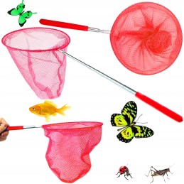 Tinklelis nuo drugelių, vabzdžiai, žuvytės vaikams, teleskopinis baseino nusileidimo tinklas