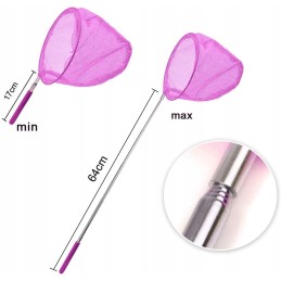 Tinklelis nuo drugelių, vabzdžiai, žuvytės vaikams, teleskopinis baseino nusileidimo tinklas