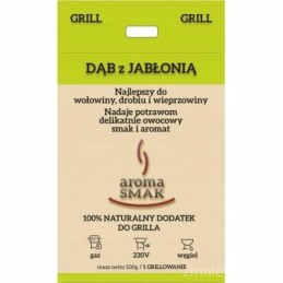 Granuliuotas ąžuolas su obuolių aromatu ir skoniu