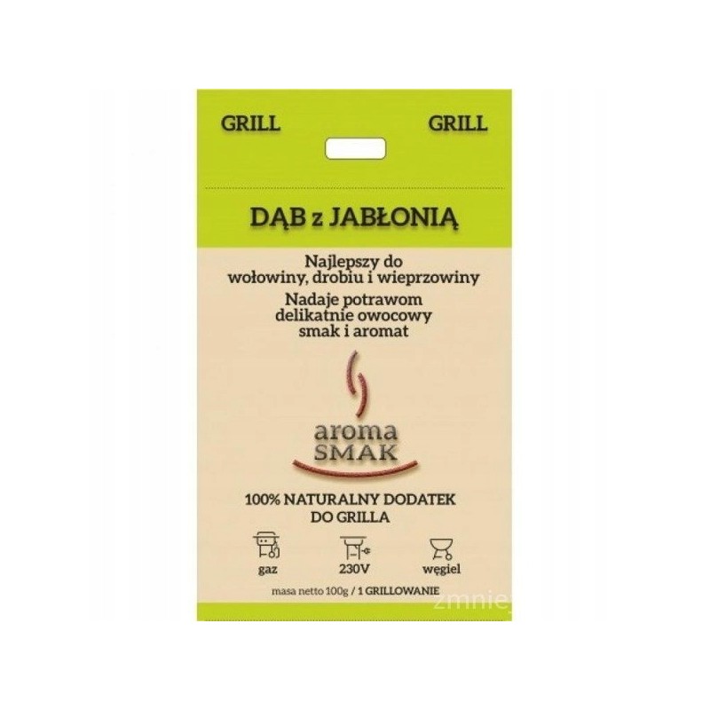 Granuliuotas ąžuolas su obuolių aromatu ir skoniu