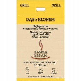 Granuliuotas ąžuolas su klevo aromatu ir skoniu