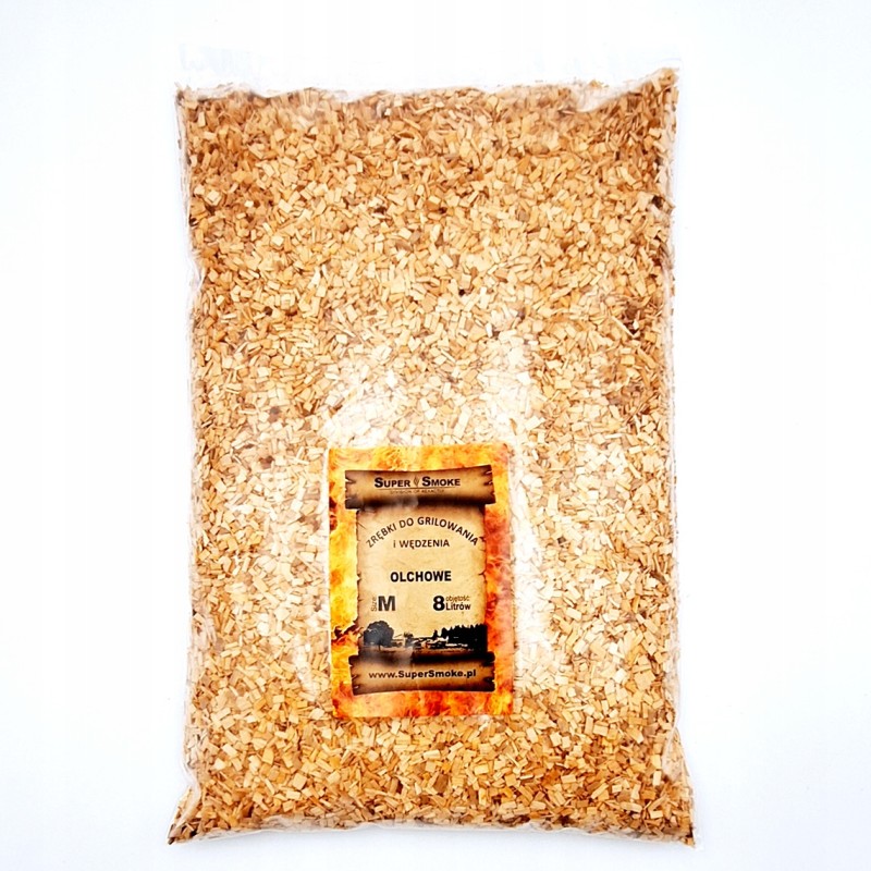 Supersmoke rūkymo traškučiai alksnio dydis: m 8 litrai