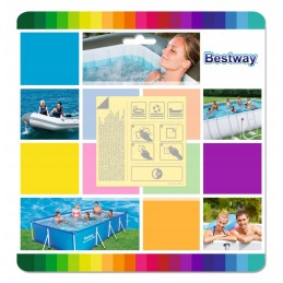 Lipnūs remontiniai pleistrai baseino čiužiniams, 10 vnt, bestway 62091