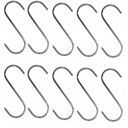 Nerūdijančio plieno rūkymo kabliukai rūkykloms, pagaminti iš 3mm vielos