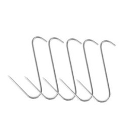 S tipo rūkymo kabliukai, 5 vnt