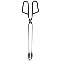 Metalinės grilio žnyplės, juodos, 31,5 cm / BBQ