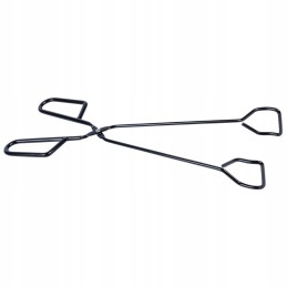 Metalinės grilio žnyplės, juodos, 31,5 cm / BBQ