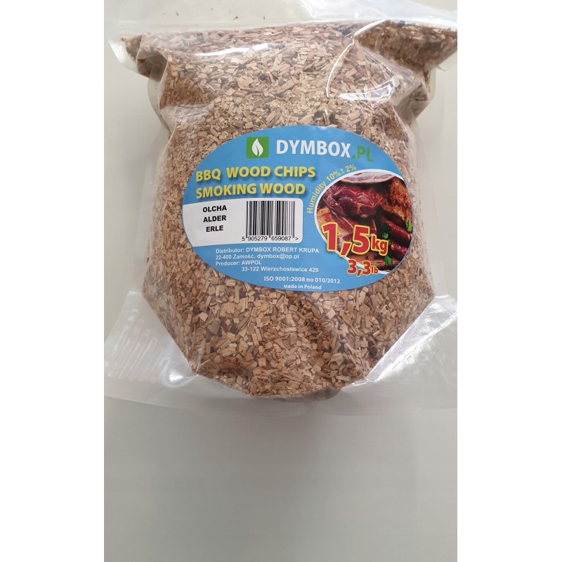 Dymbox, alksnio rūkymo drožlės 1,5 kg