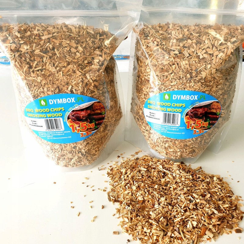 Dymbox, slyvų rūkymo traškučiai 1,5 kg