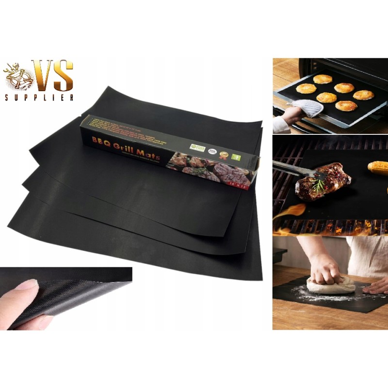 Kepsninės kilimėlis Grilio kilimėlių komplektas 40 x 33 cm 3 vnt.