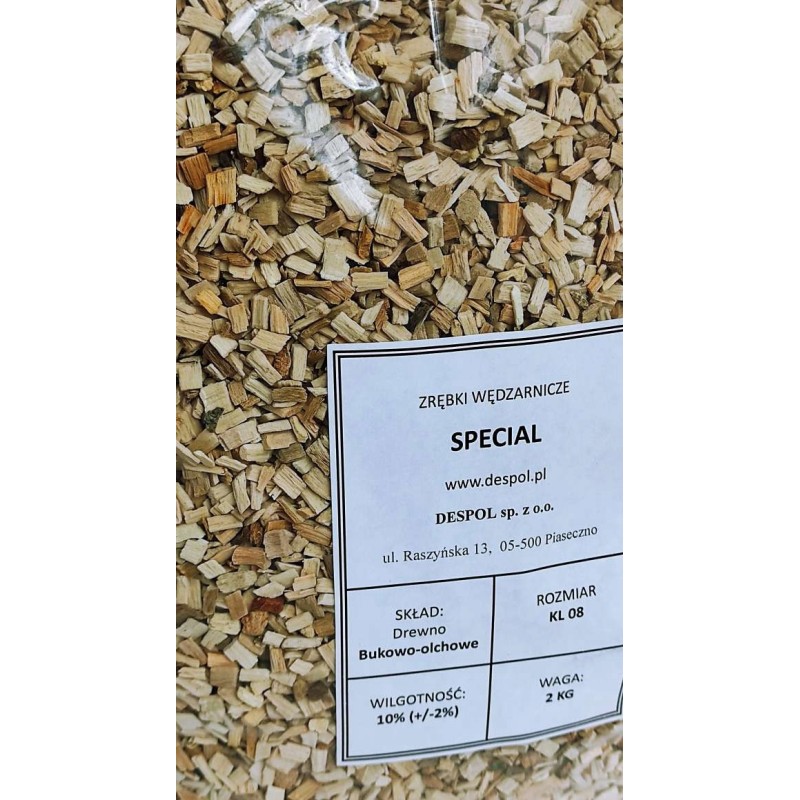 Alksnio ir buko drožlės, 8 mm