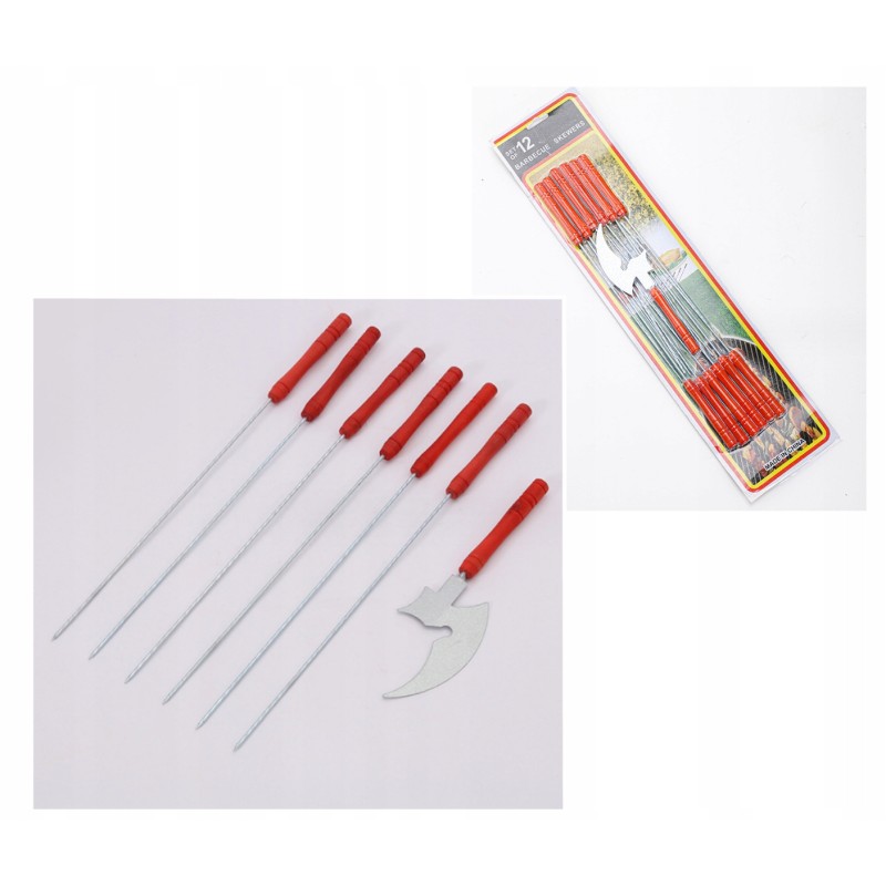 Iešmeliai 12 vienetų (30 cm) + skeltuvas (19 cm) sn49410