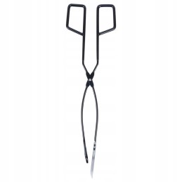 Metalinės grilio žnyplės virtuvinėms kepsninėms
