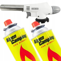 Keraminis dujų degiklis + dvi dujinės kasetės