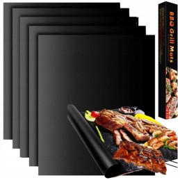 Tefloninio grilio kilimėlio padėklo grilis kepimui grilio rinkinys 5 vnt