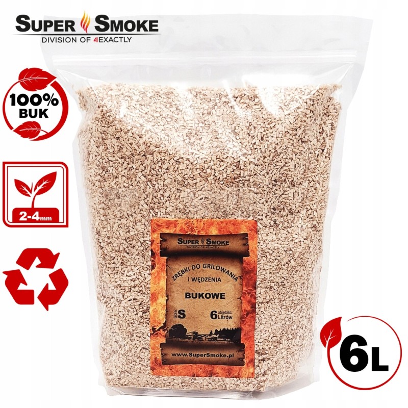 Super dūmų rūkymo traškučiai buko dydis: s 6 litrai, doypack