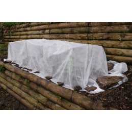 Balta agrotekstilė piktžolėms, 1,6 x 10 m