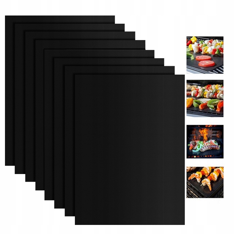 Tefloninis kilimėlis grilio kepimo skardoms 8 vnt