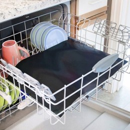 4x tefloniniai grilio kilimėliai, grilio kepimo skarda, daugkartinio naudojimo padėklas