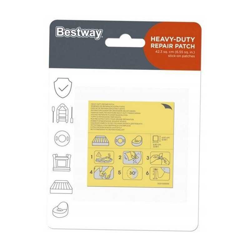 Vandeniui atsparūs remonto pleistrai baseino čiužiniams