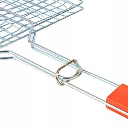 Dvipusės grilio grotelės, turistinis skrudintuvas