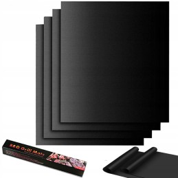 Aukštos kokybės 4x Teflon grilio kilimėlio kepimo skardos 4vnt rinkinys