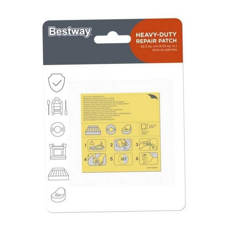 Vandeniui atsparūs remonto pleistrai baseino čiužiniams