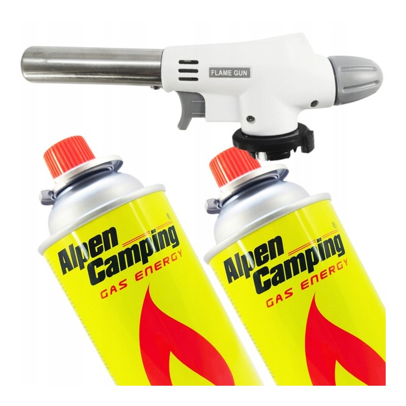 Keraminis dujų degiklis + dvi dujinės kasetės