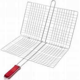 Dvipusės grilio grotelės, turistinis skrudintuvas