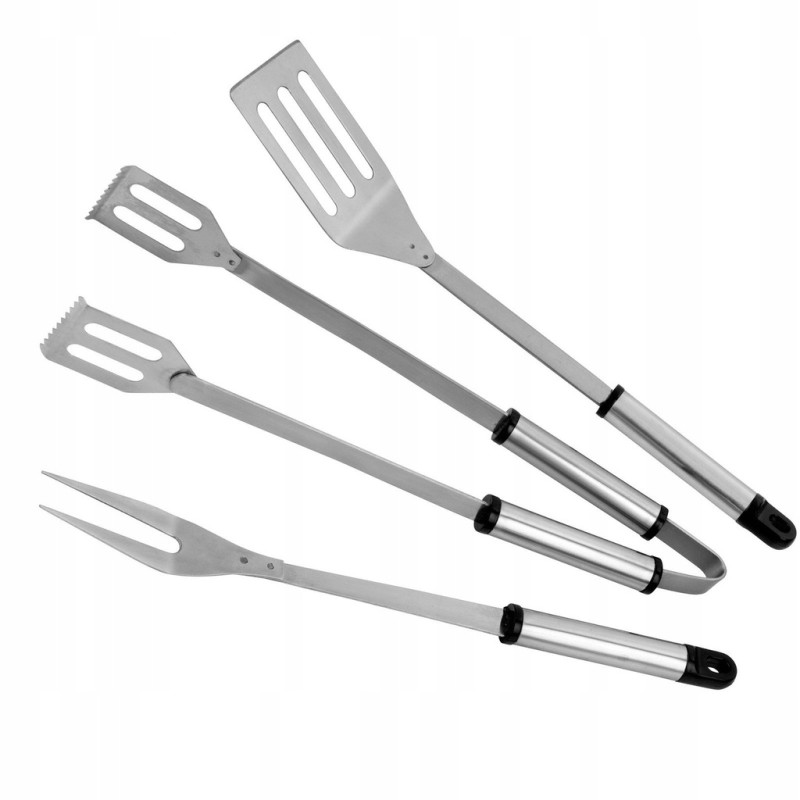 Activa stalo įrankiai kepimui ant grotelių, 3 vnt, inox 15510