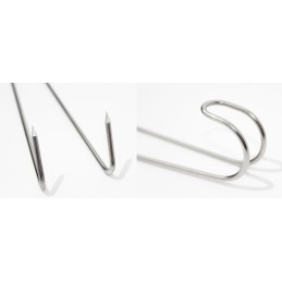 Rūkymo kabliukai 6vnt nerūdijančio plieno kabliukai žuvies rūkymo kabliukai