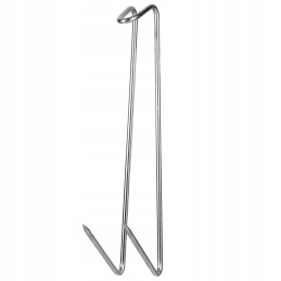 Rudi kabliukai žuviai rūkyti, dvigubi, 5 vnt.