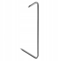 Rudi kabliukai žuviai rūkyti, dvigubi, 5 vnt.