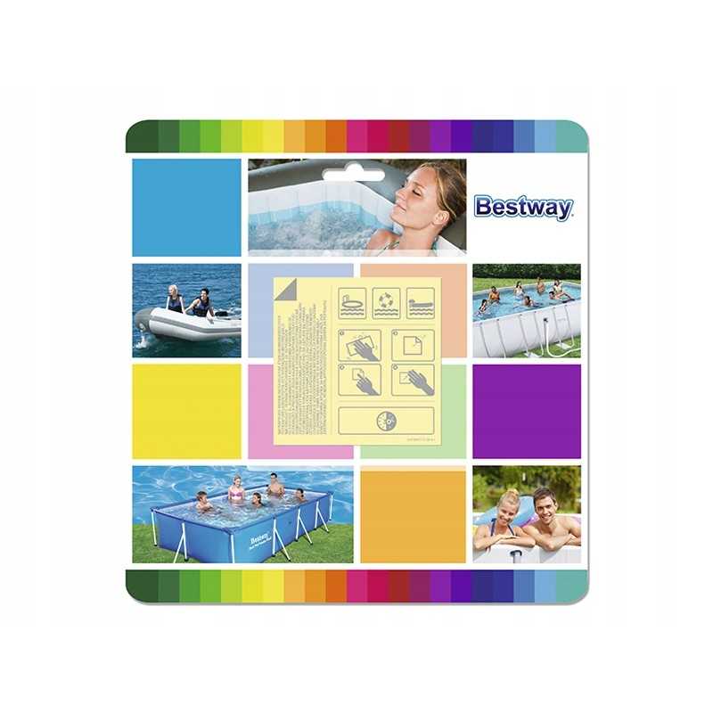 Bestway 62091 vandeniui atsparūs remontiniai pleistrai 10 vnt
