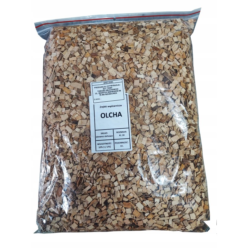 Alksnio rūkymo drožlės, 10 mm