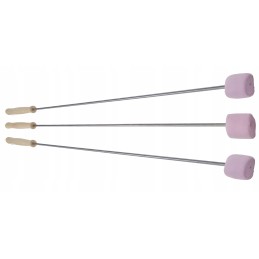 Zefyro lazdelės 70 cm, nerūdijančio plieno zefyrų lazdelės laužui