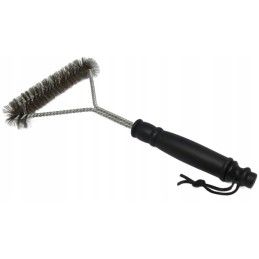 Šepetys su rankena grilio grotelių valymui