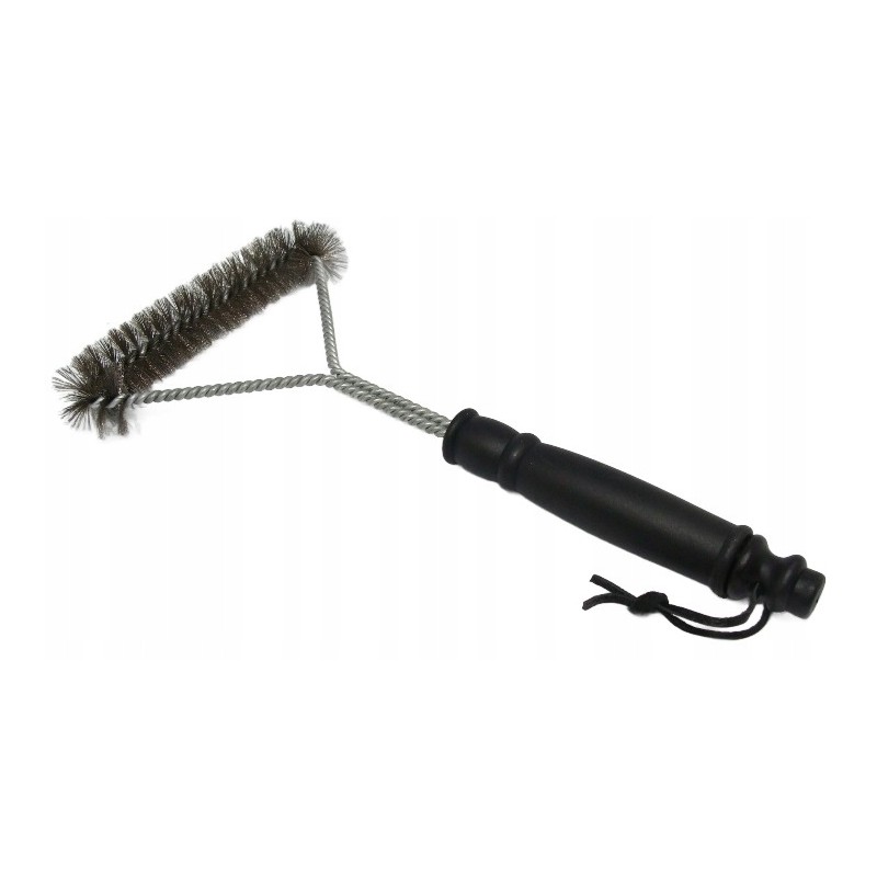 Šepetys su rankena grilio grotelių valymui