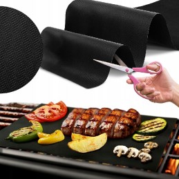 Tefloninis kepimo kilimėlis orkaitei, griliui, daugkartinio naudojimo grilio padėklas x3
