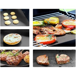 Tefloninis kepimo kilimėlis orkaitei, griliui, daugkartinio naudojimo grilio padėklas x3