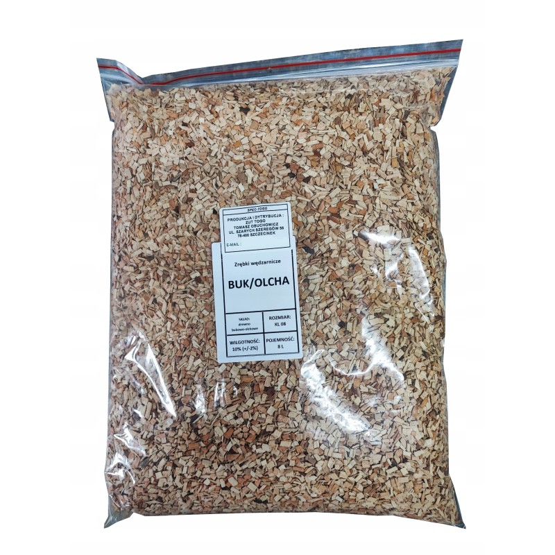 Alksnio ir buko drožlės, 8 mm