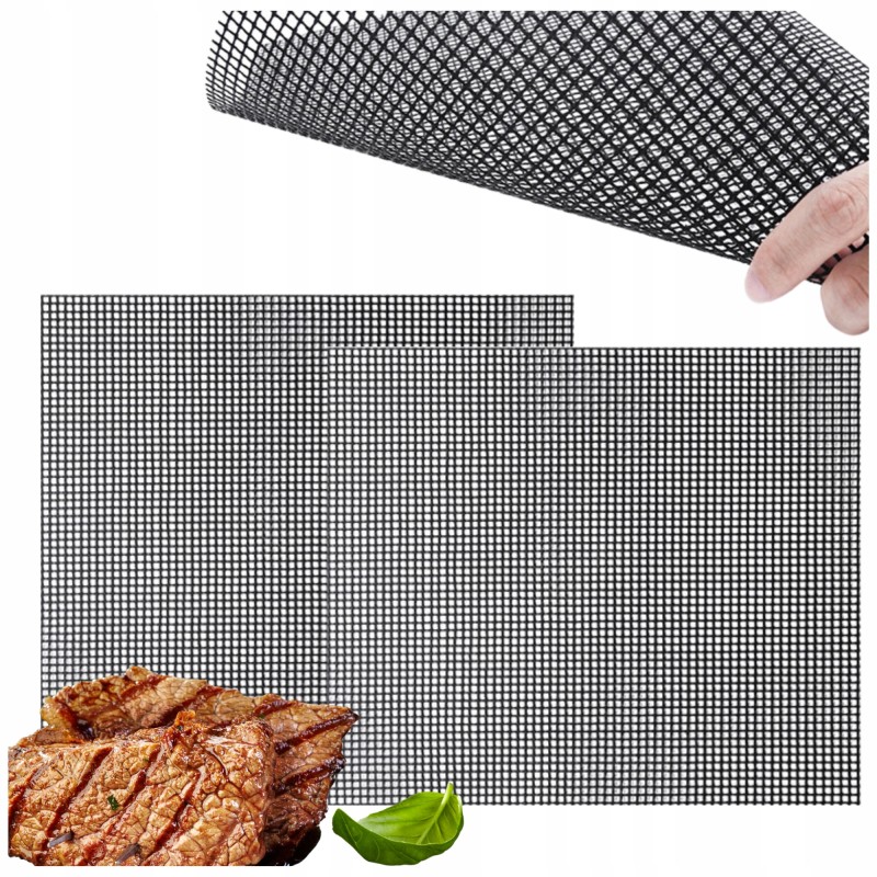2x tefloninis nepridegantis tinklelis bbq orkaitės griliui 40x33cm